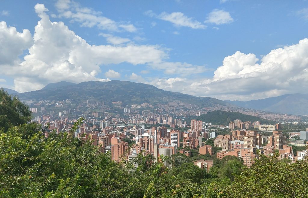 Medellin view on one of our walks