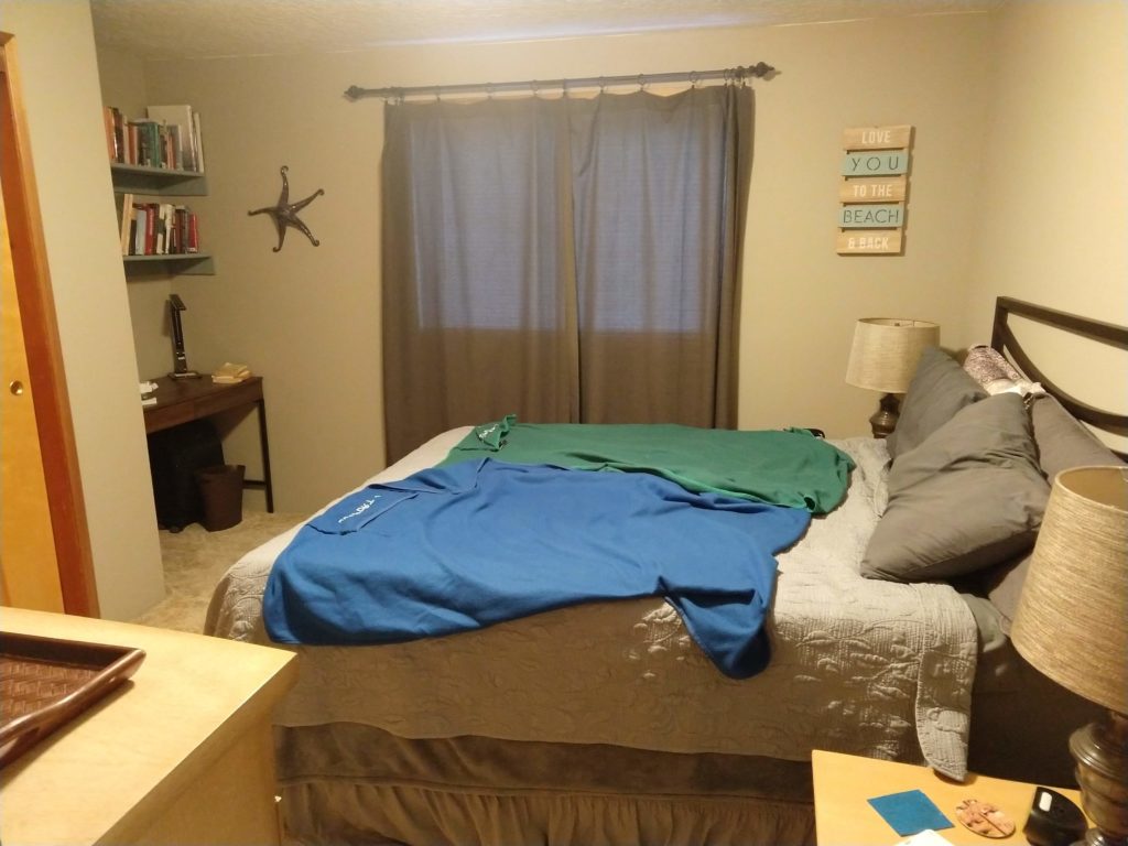 Comfortable main bedroom
