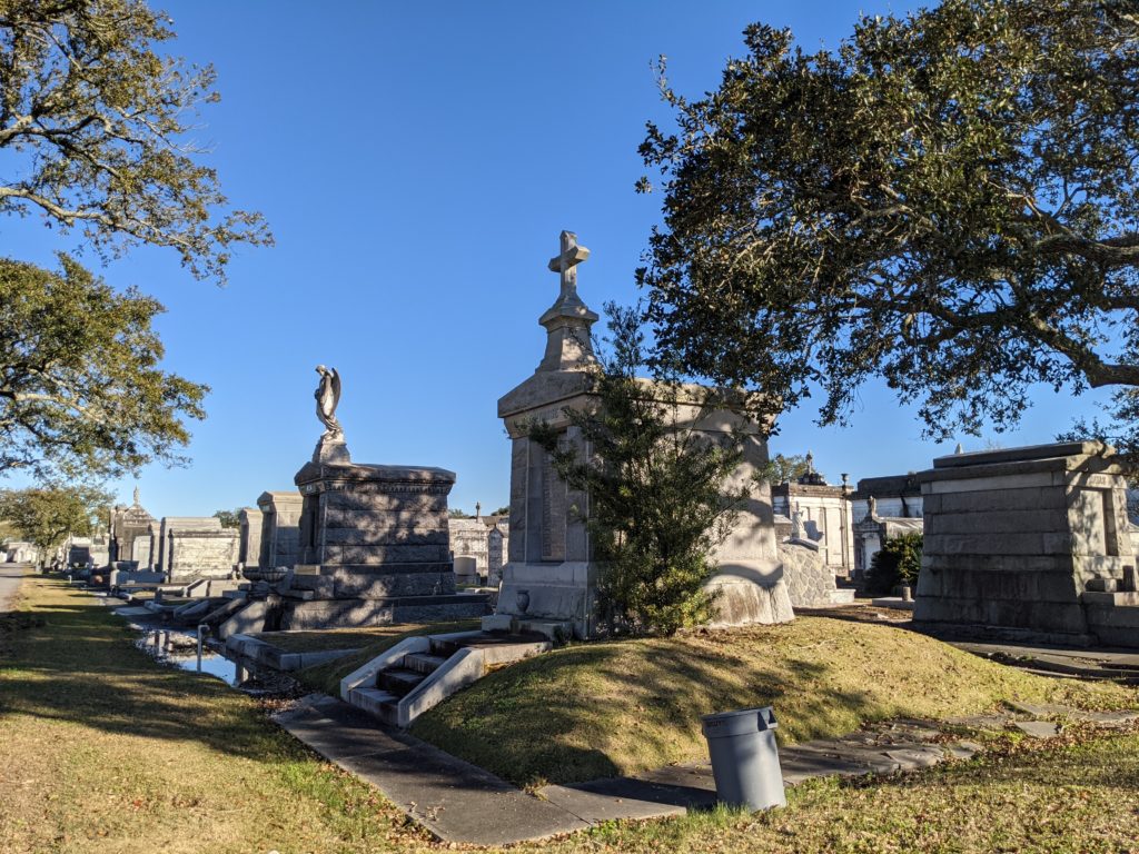Great walk at Metairie Cemetery